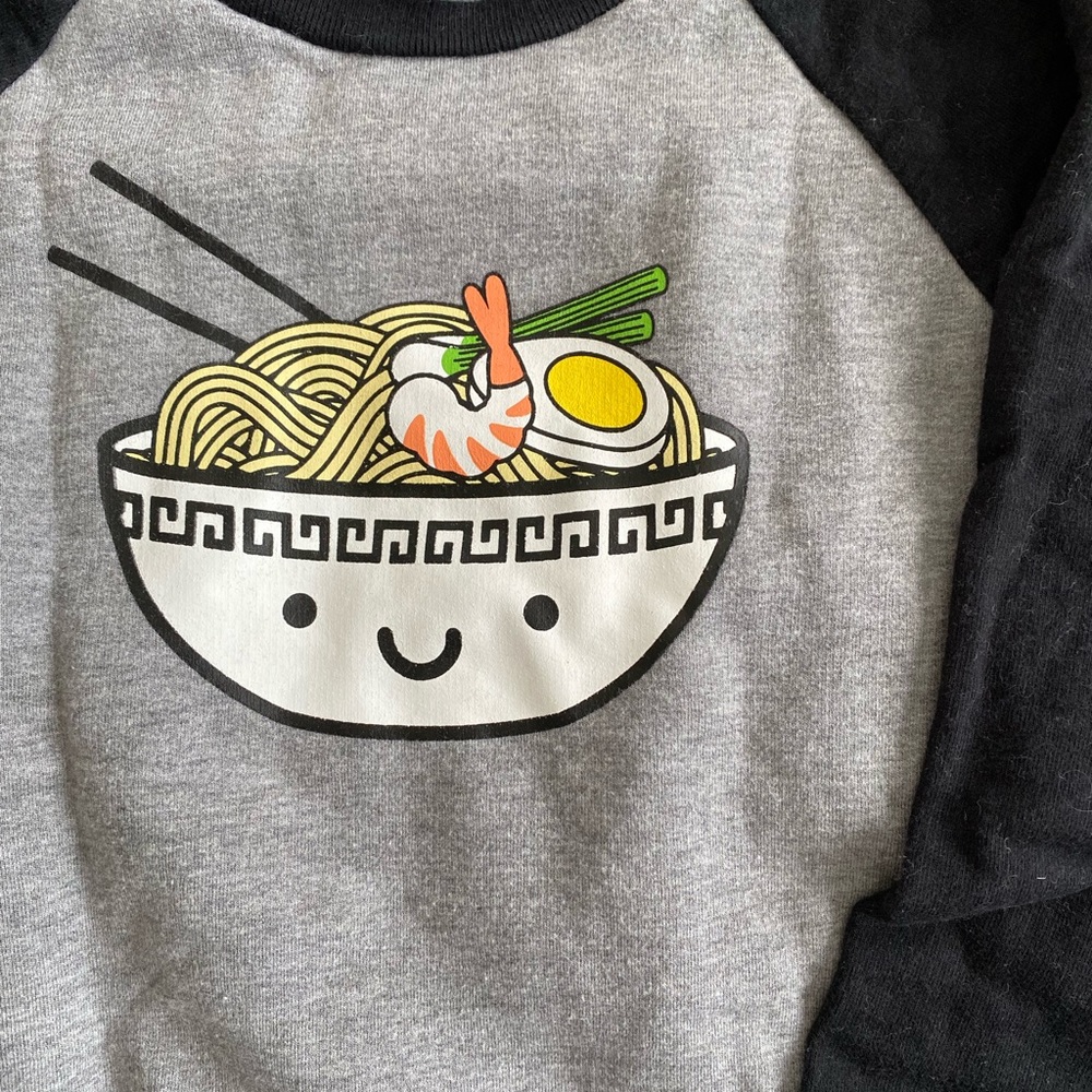 🍜 Whistle + Flute ramen noodle sweatshirt